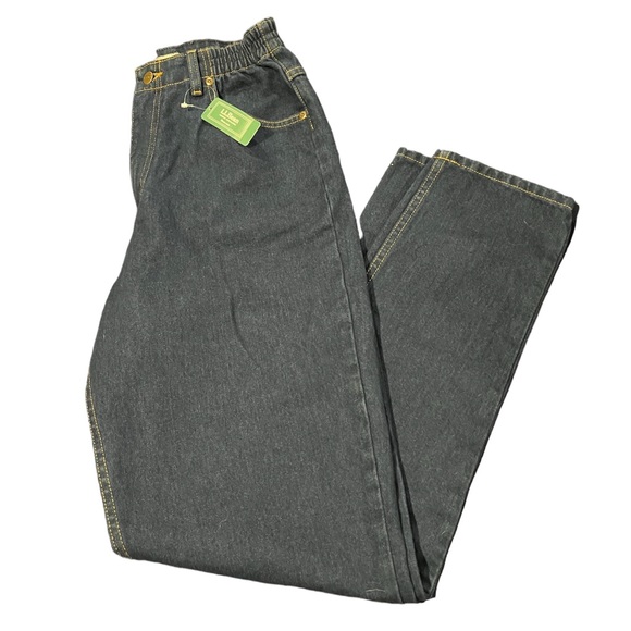 L.L. Bean Women's Double L® Jeans, Relaxed Fit Comfort Waist Size 10 MT - Picture 4 of 10